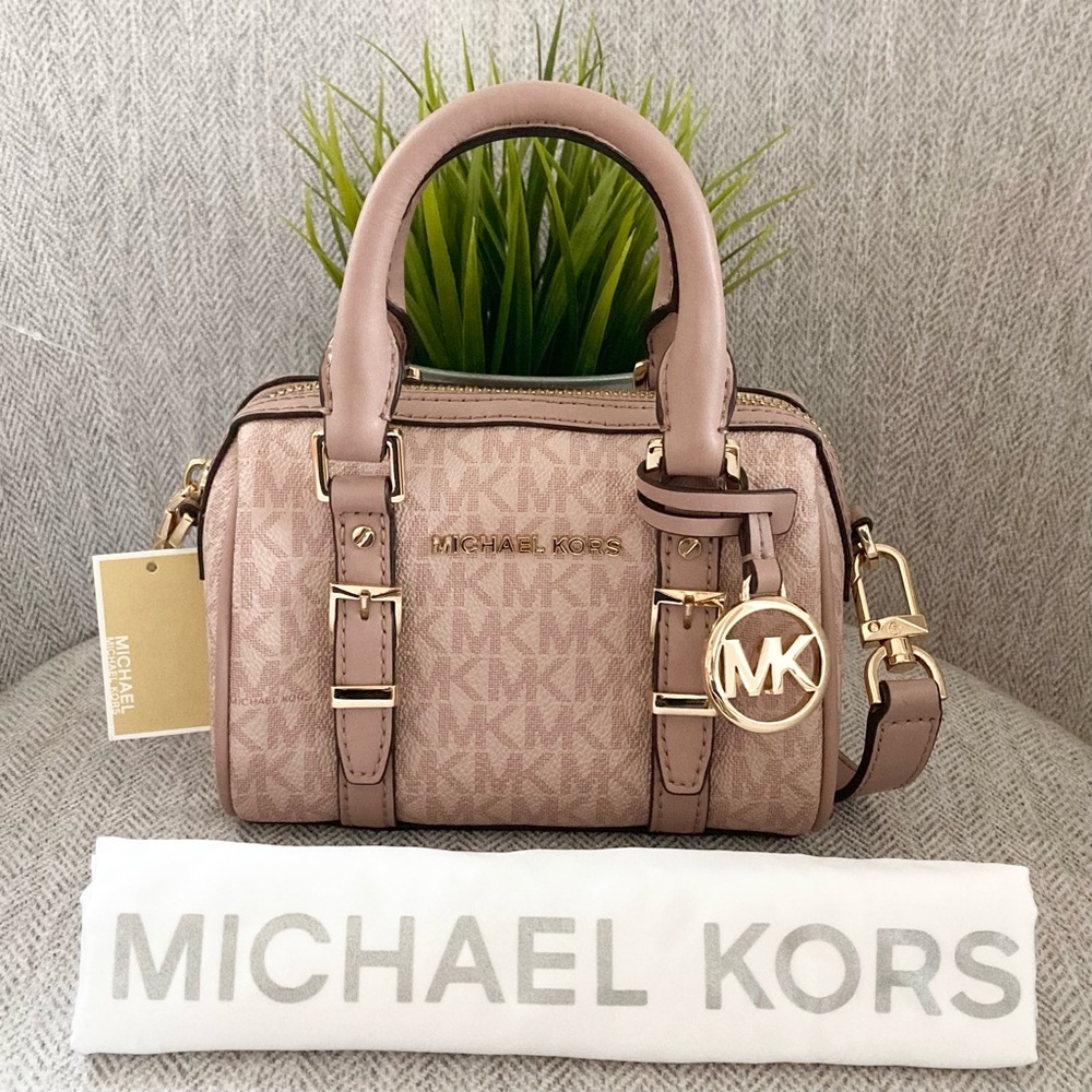 Michael Kors Bedford Legacy Extra-Small Logo Duffle Crossbody Bag - Picture 6 of 15